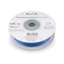 лента 15 мм OR-15 BLITZ 22.8 м ±0.5 м №091 синий