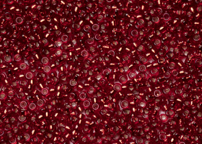 Бисер Япония MIYUKI Seed Beads 15/0 5г 1420 окрашенный кирпично красный серебряная линия внутри