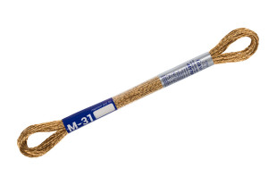 Нитки для вышивания " Gamma" мулине NM металлик 100% полиэстер 8 м М- 31 золотисто- коричневый