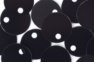 Пайетки " Zlatka" россыпью ZF- 11/ 1 8 мм 10 г №02 черный