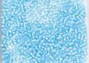 Бисер Чехия круглый 08/0 50 г 65016 прозрачный светло-голубой с белым прокрасом